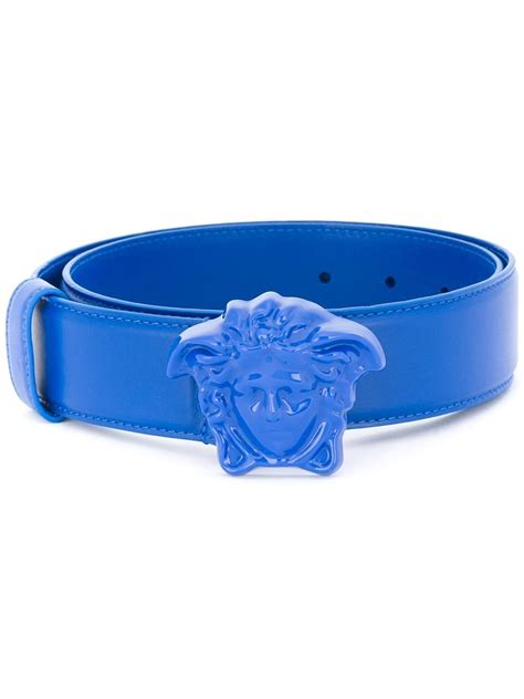 navy blue versace belt|light blue versace belt.